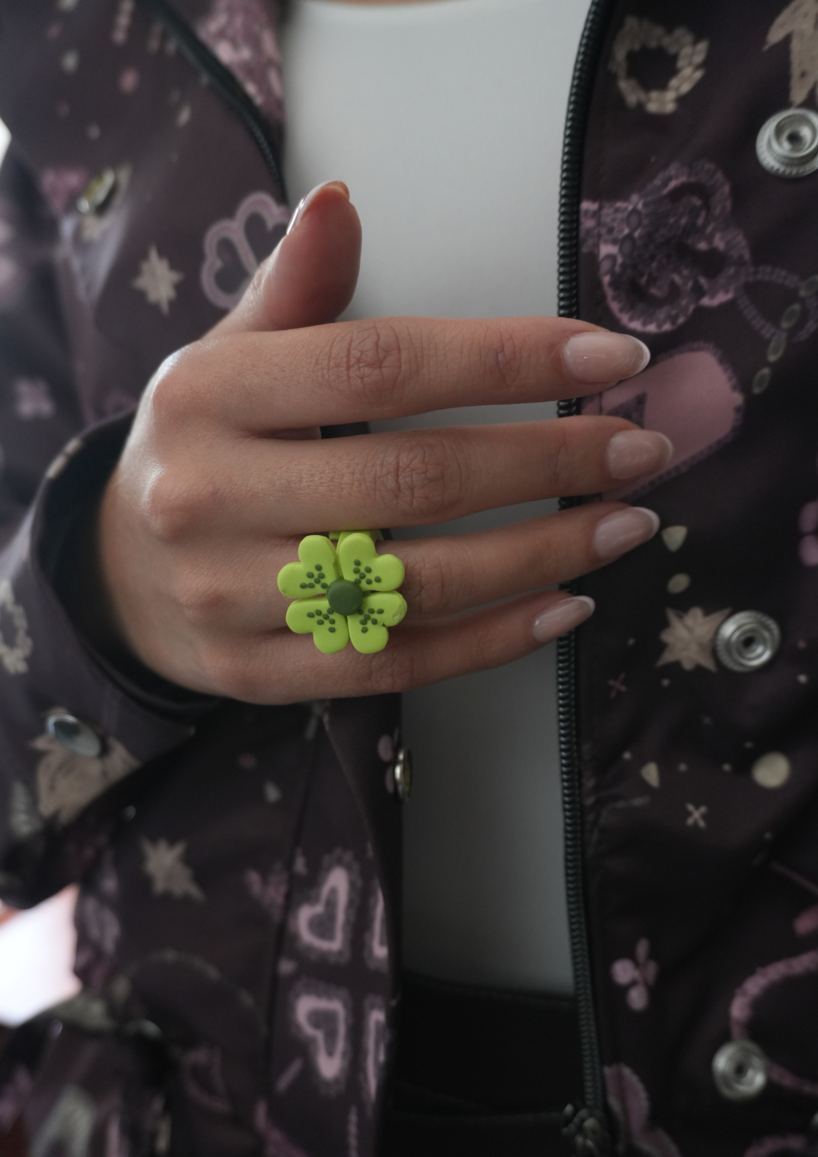 Anillo Trébol de la Suerte