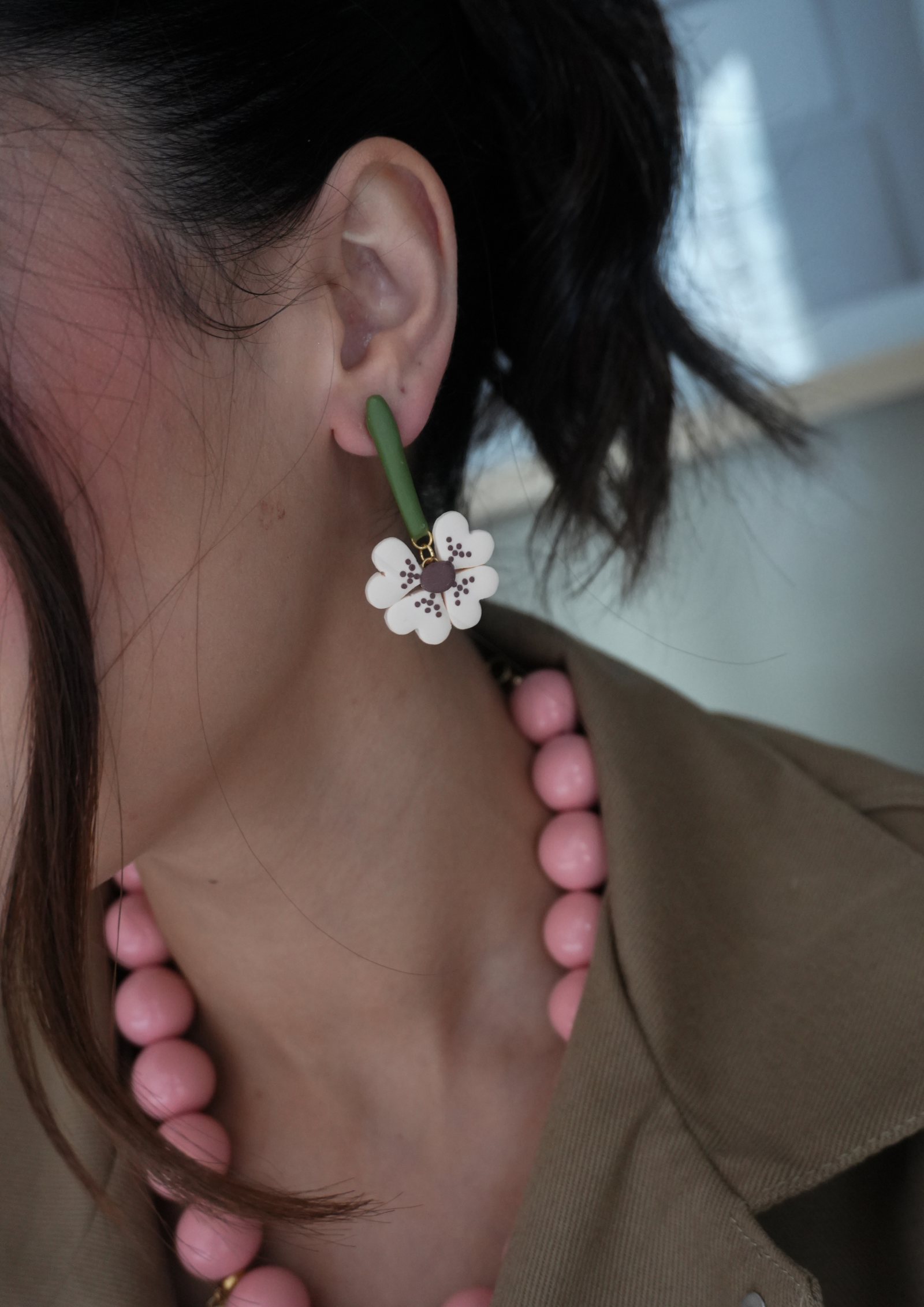 Aretes Trébol de la Suerte Mini